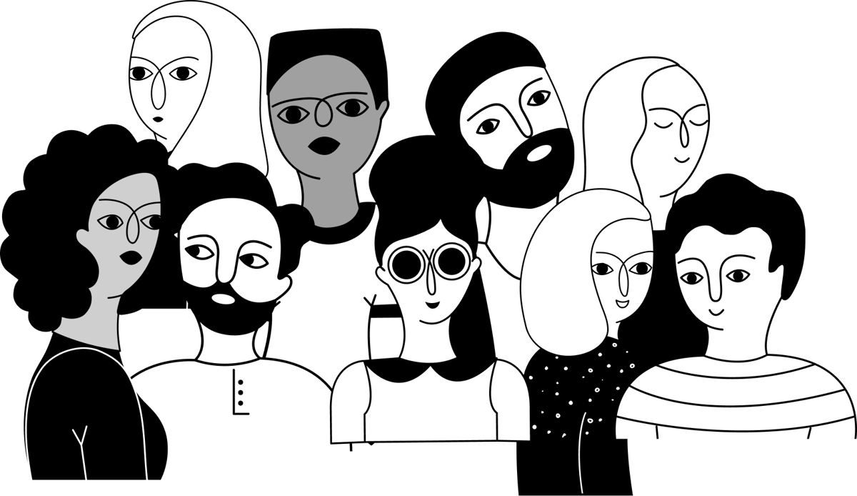 A group of people
